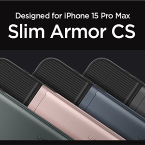 قاب اسپیگن آیفون 15 پرو مکس Spigen Slim Armor CS Case iPhone 15 Pro Max