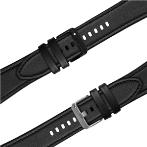 بند چرمی گلکسی واچ سامسونگ سری 4/5/6 G-Tech Galaxy Watch Genuine Leather Hybrid Silicone Band