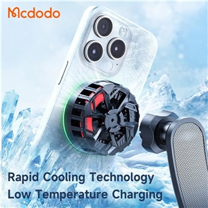 ولدر و شارژر وایرلس و فن خنک کننده مک دودو Mcdodo Fast Cooling Magnetic Wireless Car Charger CH-511