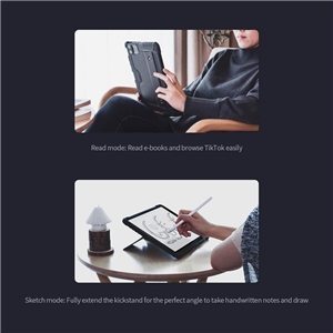 کیف کیبورد دار آیپد نیلکین Apple iPad 10.2 2019 / 2020 / 2021 Nillkin Bumper Combo Keyboard Case