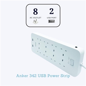 چند راهی برق و شارژر انکر Anker 342 USB Power Strip A9182