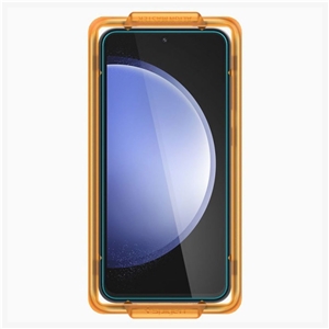 محافظ صفحه نمایش گلکسی S23 FE برند اسپیگن Spigen Glas.tR AlignMaster for Galaxy S23 FE بسته 2 تایی