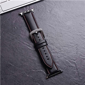 بند چرم طبیعی اپل واچ جیتک مدل G-Tech Leather Lovrug Band For Apple Watch 44/45/49mm