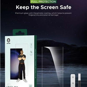 گلس تمام صفحه یو وی گرین لاین Samsung Galaxy S24 Ultra Green Lion 3D UV Glass