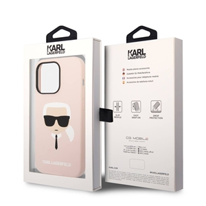 کاور کارل لاگرفلد مدل SILICONE KARL HEAD مناسب برای گوشی موبایل اپل Apple iPhone 14 Pro