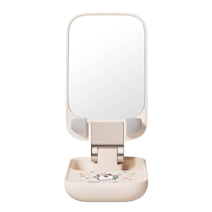 هولدر موبایل تاشو و آینه رومیزی بیسوس Baseus BS-HP008 Seashell Series Phone Stand With Mirror B10551501511