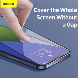 پک 2تایی محافظ صفحه شیشه ای تمام صفحه و ضد اشعه بیسوس Apple iPhone 12 Mini Baseus SGAPIPH54N-KB01