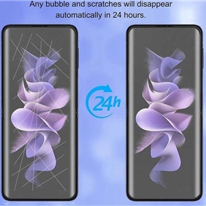 محافظ صفحه نمایش مات بوف مدل Hydrogel-Matte مناسب برای گوشی موبایل سامسونگ Galaxy Z Flip 5 به همراه محافظ پشت گوشی