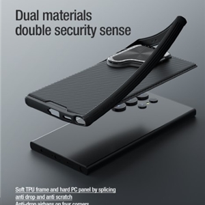 قاب محافظ نیلکین سامسونگ Samsung Galaxy S24 Ultra Nillkin CamShield Prop Case دارای محافظ دوربین