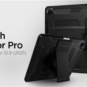 کاور آیپد پرو 12.9 اسپیگن مدل Tough Armor Pro مناسب iPad Pro 12.9 (2021-2022)
