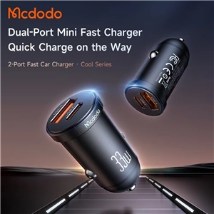 شارژر فندکی 2 پورت 33 وات مک دودو Mcdodo PD33W 1C1U LED Fast Car Charger CC-232
