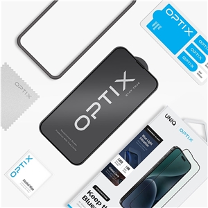 محافظ صفحه نمایش آیفون 15 پرو مکس برند یونیک مدل UNIQ Optix VisionCare IPHONE 15 Pro Max