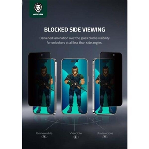 محافظ صفحه نمایش حریم شخصی گرین مدل 3D Pv-Pet Pro مناسب برای گوشی موبایل اپل iPhone 13 pro max