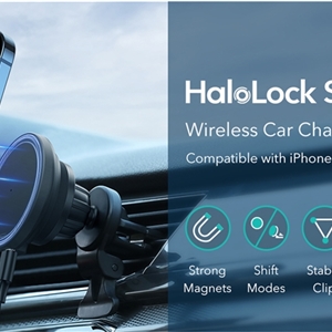 هولدر و شارژر وایرلس خودرو | ESR Halolock Shift Wireless Car Charger