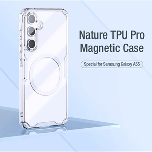 کاور نیلکین مدل Nature TPU Pro Magnetic مناسب برای گوشی موبایل سامسونگ Galaxy A55