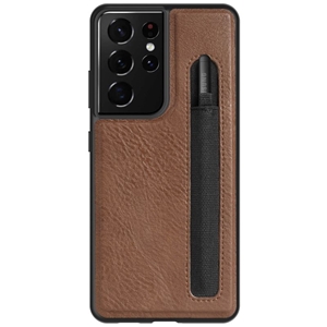 کاور نیلکین مدل aoge Leather Cover مناسب برای گوشی موبایل سامسونگ Galaxy S21 Ultra/S21 Ultra 5G
