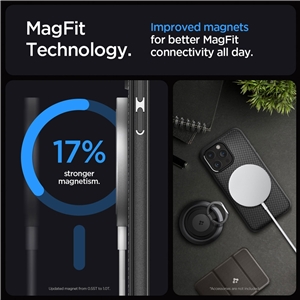 قاب آیفون 15 پرو مکس اسپیگن Spigen Mag Armor MagFit for iPhone 15 Pro Max