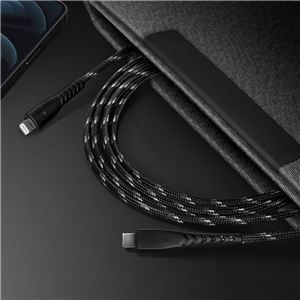 کابل USB-C به لایتنینگ انرژیا سری NYLOFLEX با استاندارد C94 طول 300cm