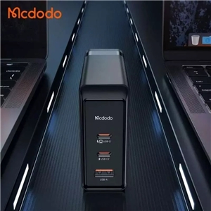 شارژر دیواری سوپر فست شارژ تایپ سی و یو اس بی 140 وات مک دودو MCDODO CH-2911 GaN 5 Pro 140W Type-C / USB Fast Charger