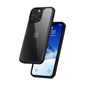 قاب جی تک آیفون 13پرو مکس G-TECH SIROCCO CRYSTAL HYBRID BLACK Case iPhone 13 Pro Max