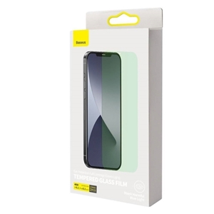 پک 2 تایی محافظ صفحه شیشه ای ضد اشعه Baseus SGAPIPH61P-LP02 Apple iPhone 12 Pro Green Glass