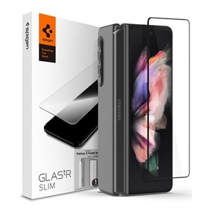 محافظ صفحه نمایش اسپیگن Spigen GLAS.tR Glass Galaxy Z Fold 3 همراه با فیلم محافظ لولا