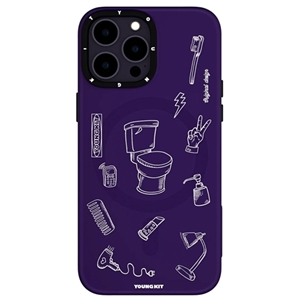 قاب YOUNGKIT یانگکیت مدل Purple Playting MagSafe Series مناسب برای Apple iPhone 12 Pro Max