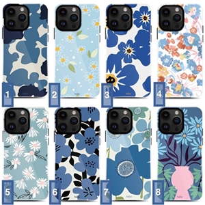 قاب KAJSA کجسا  Blue Floral Collection Series مناسب برای Apple iPhone 14