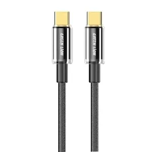 کابل شارژ دو سر تایپ سی 1 متر گرین لاین Green Lion USB-C to USB-C Tough Cable GNTPTGH60CTCBK