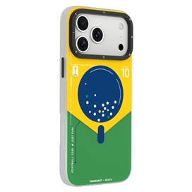 قاب جام جهانی فوتبال Brazil برزیل یانگ کیت آیفون مناسب برای Apple iPhone 16 Pro Max