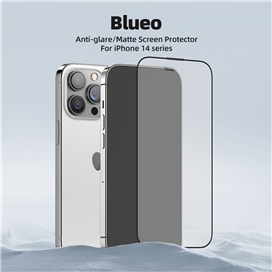 گلس فول BLUEO Full Cover Anti Glare Matte Glass Anti Static مناسب برای Apple iPhone 13 Pro