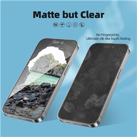 گلس فول BLUEO Full Cover Anti Glare Matte Glass Anti Static مناسب برای Apple iPhone 13 Pro Max