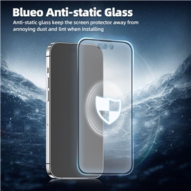 گلس فول BLUEO Full Cover Anti Glare Matte Glass Anti Static مناسب برای Apple iPhone 16E