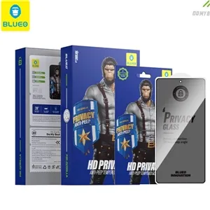 محافظ صفحه بلو پک 5 تایی Blueo 5Pcs Pack HD Privacy anti-peep tempered glass مناسب برای Samsung Galaxy S25 Ultra