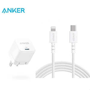 شارژر دیواری 20W همراه با کابل USB-C to Lighting انکرAnker مدل B2149