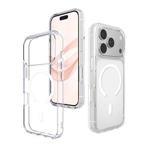 قاب شفاف مگ‌سیف MagSafe جی سی پال JCPal مدل DualPro مناسب برای Apple iPhone 18 Pro Max