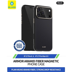 قاب برند بلو Blueo Armor Aramid Fiber Magnetic Case مناسب برای Apple iPhone 17 Pro
