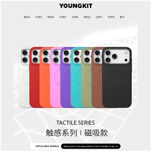 قاب برند Youngkit یانگ کیت مدل Morandi series مناسب برای Apple iPhone 17 Pro