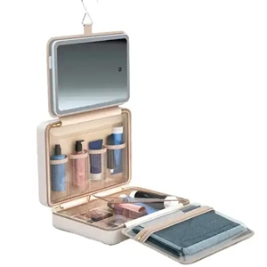 کیف آرایشی مسافرتی با آینه پرودو Porodo Travel Makeup Case PDLFSTLC0459BG