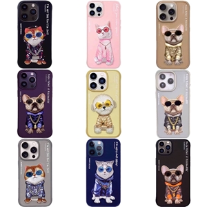 کاور NIMMY مدل GLASSES CAT مناسب برای گوشی موبایل اپل Apple iPhone 13 Pro Max