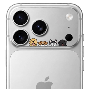 محافظ دور لنز طرح سگ ها برند بلو مدل Blueo Invisible Shock-Resistant Lens Protection مناسب برای Apple iPhone 18 Pro Max