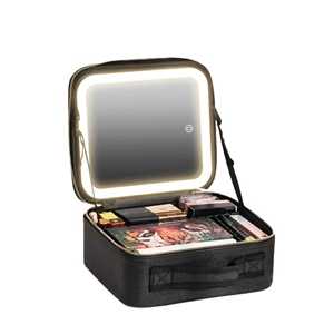 کیف لوازم آرایش آینه دار گرین لاین Green Lion Makeup Organizer GNMAKEORGBK دارای چراغ