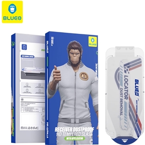 محافظ صفحه بلو Blueo Anti Dust HD Glass Anti Static With Applicator با اپلیکاتور مناسب برای Apple iPhone 17 Pro Max
