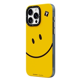 قاب YOUNGKIT یانگکیت Small Yellow Sunshine Smiling Eyes Magsafe Series مناسب برای Apple iPhone 15 Pro Max