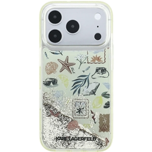 قاب کارل لاگرفلد Karl Lagerfel Liquid Glitter Beach & Sand مناسب برای Apple iPhone 17 Pro Max