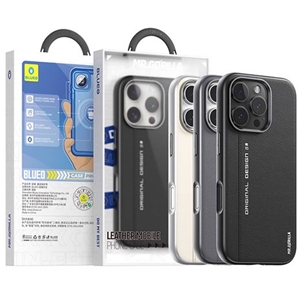 قاب برند بلوئو مدل Blueo Leather mobile case iphone مناسب برای  Apple iPhone 16