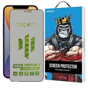 محافظ صفحه نمایش حریم شخصی اپیکوی مدل Cactus-ESD-Privacy مناسب برای گوشی موبایل اپل iPhone 12 Pro Max