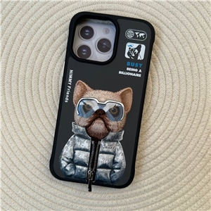 قاب Nimmy Cool & Cute Series مشکی سگ مناسب برای Apple iPhone 14