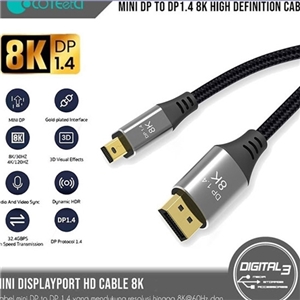 کابل DP به Mini DP کوتسی 2 متر Coteci Mini DP To DP Display HD Cable 87401