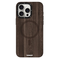 قاب YOUNGKIT یانگکیت Brown Wooden Texture Magsafe Series مناسب برای Apple iPhone 15 Pro Max